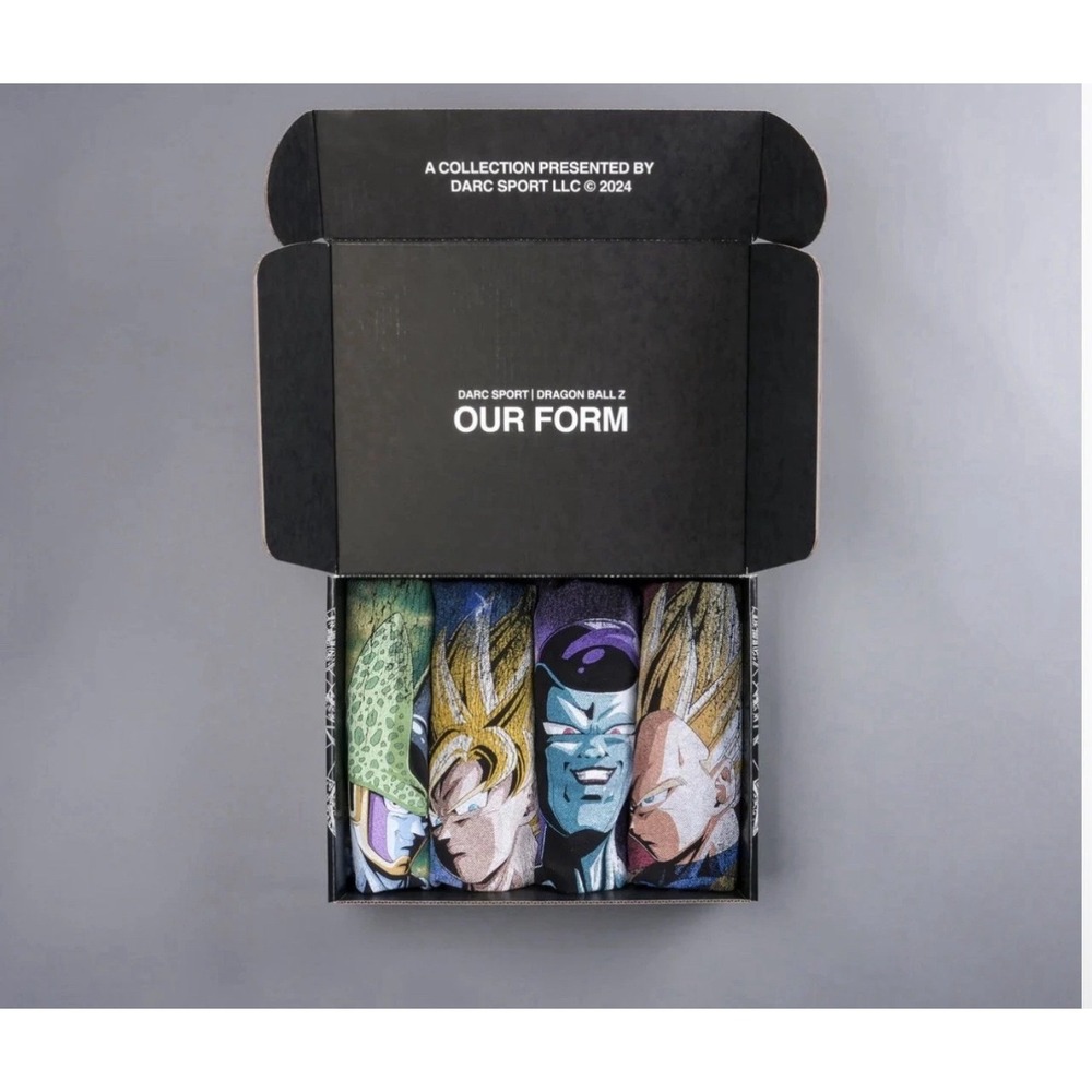 Darc Sport X Dragon Ball Z  Sold Out Box Shirt Set Size Medium LIMITED